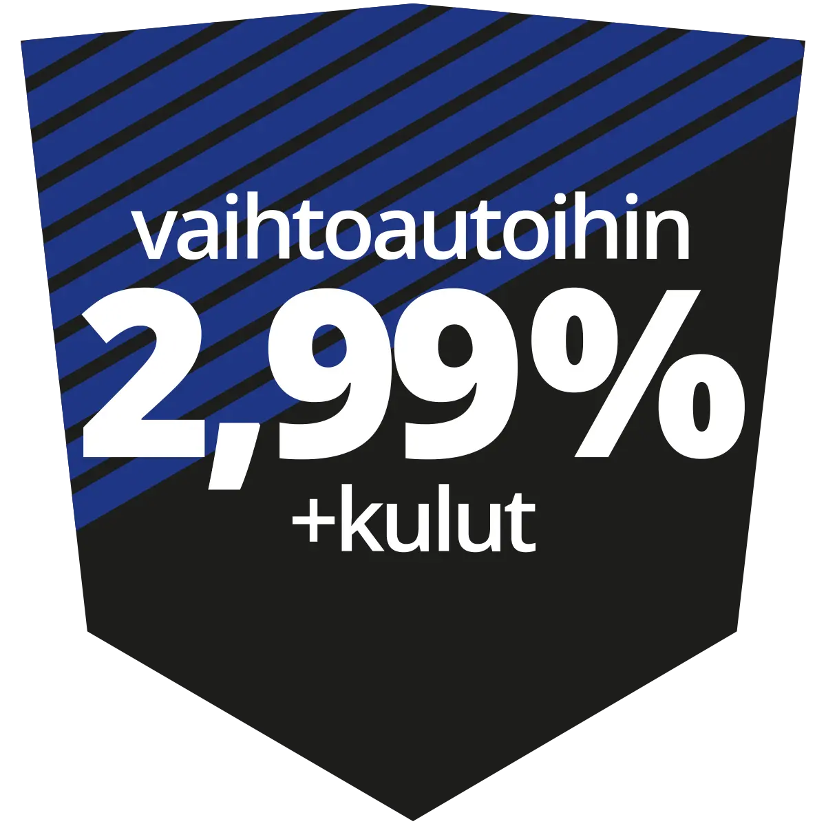 Mäkelän rahoitustarjous vaihtoautoihin korko 2,99 % + kulut